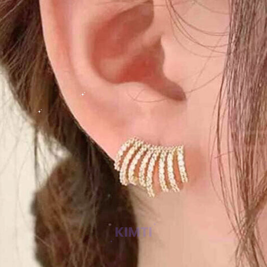 Women Gold-Plated Stud Earring — Buy Any 5 for Rs. 599