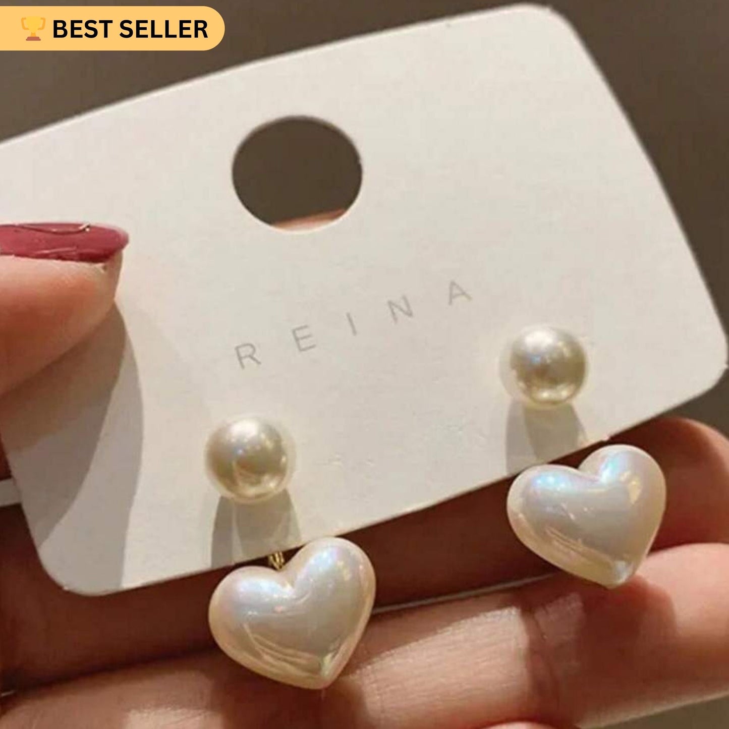 Bridgeton Heart Pearls — Buy Any 5 for Rs. 599