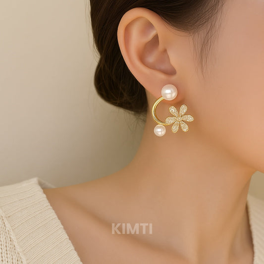 Chic Flower Studs Earring — Buy Any 5 for Rs. 599