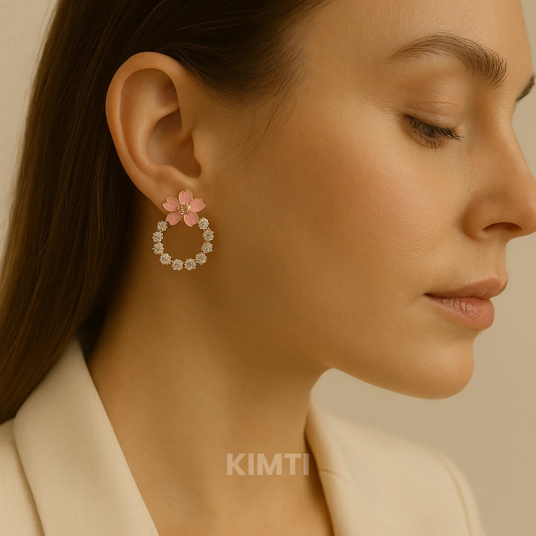 Starry Silhouettes Flower Stud Earring — Buy Any 5 for Rs. 599