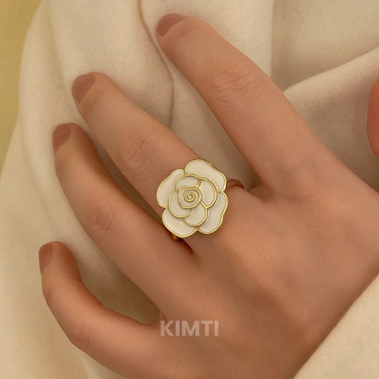 White Rose Ring — Buy Any 5 for Rs. 599