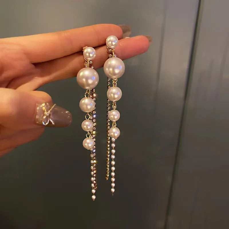 White Pearl Dangler Earring — Buy Any 5 for Rs. 599