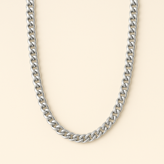 18k Silver-Plated Anti Tarnish Men Chain