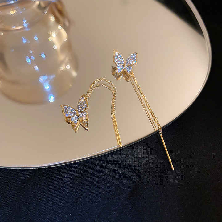 Golden Butterflies Earrings