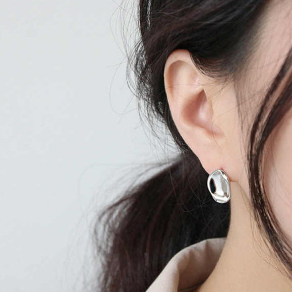 Silver Stud Earring