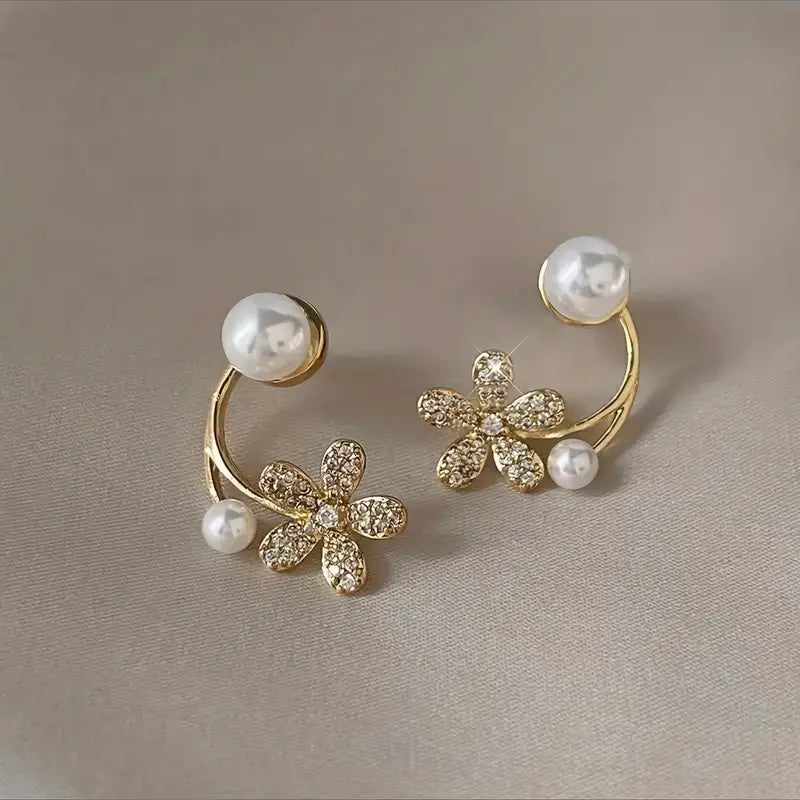 Chic Flower Studs Earring — Buy Any 5 for Rs. 599