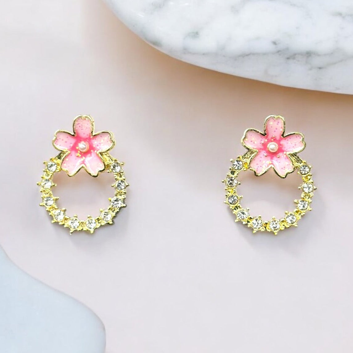 Starry Silhouettes Flower Stud Earring — Buy Any 5 for Rs. 599