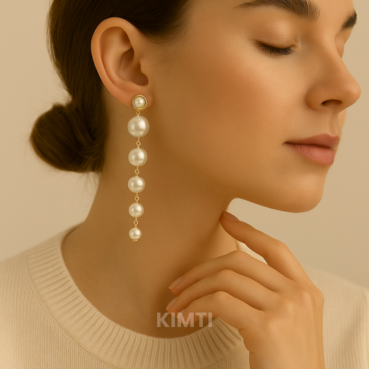 Vogue Vanity White Pearl Earring — Buy Any 5 for Rs. 599