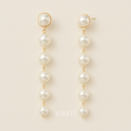 Vogue Vanity White Pearl Earring — Buy Any 5 for Rs. 599