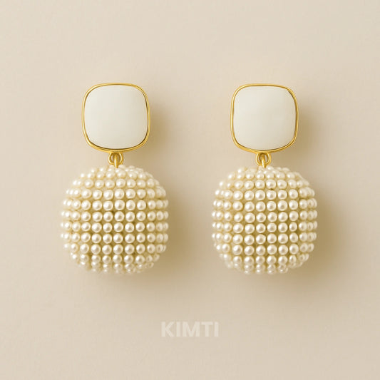 Handmade Pearl Earring