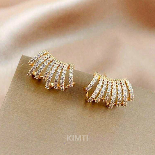 Women Gold-Plated Stud Earring — Buy Any 5 for Rs. 599