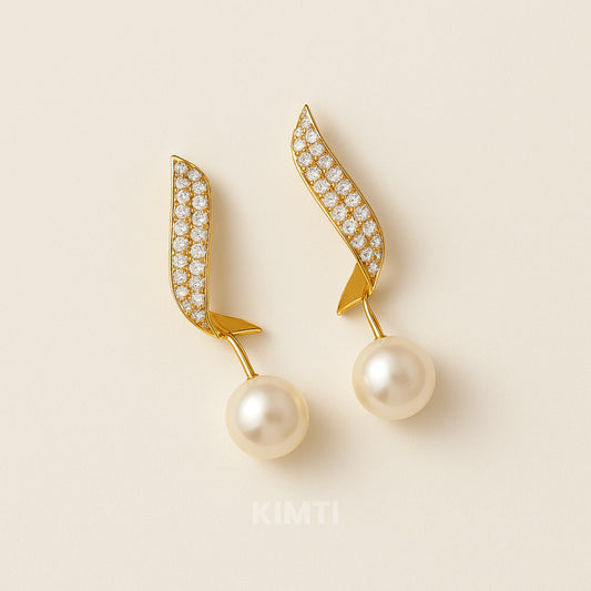 Boardroom Bling Silver Drop Earring