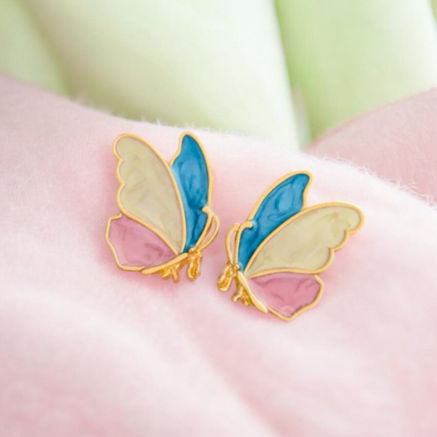 Multicolor Whispering Butterfly Stud Earring — Buy Any 5 for Rs. 599