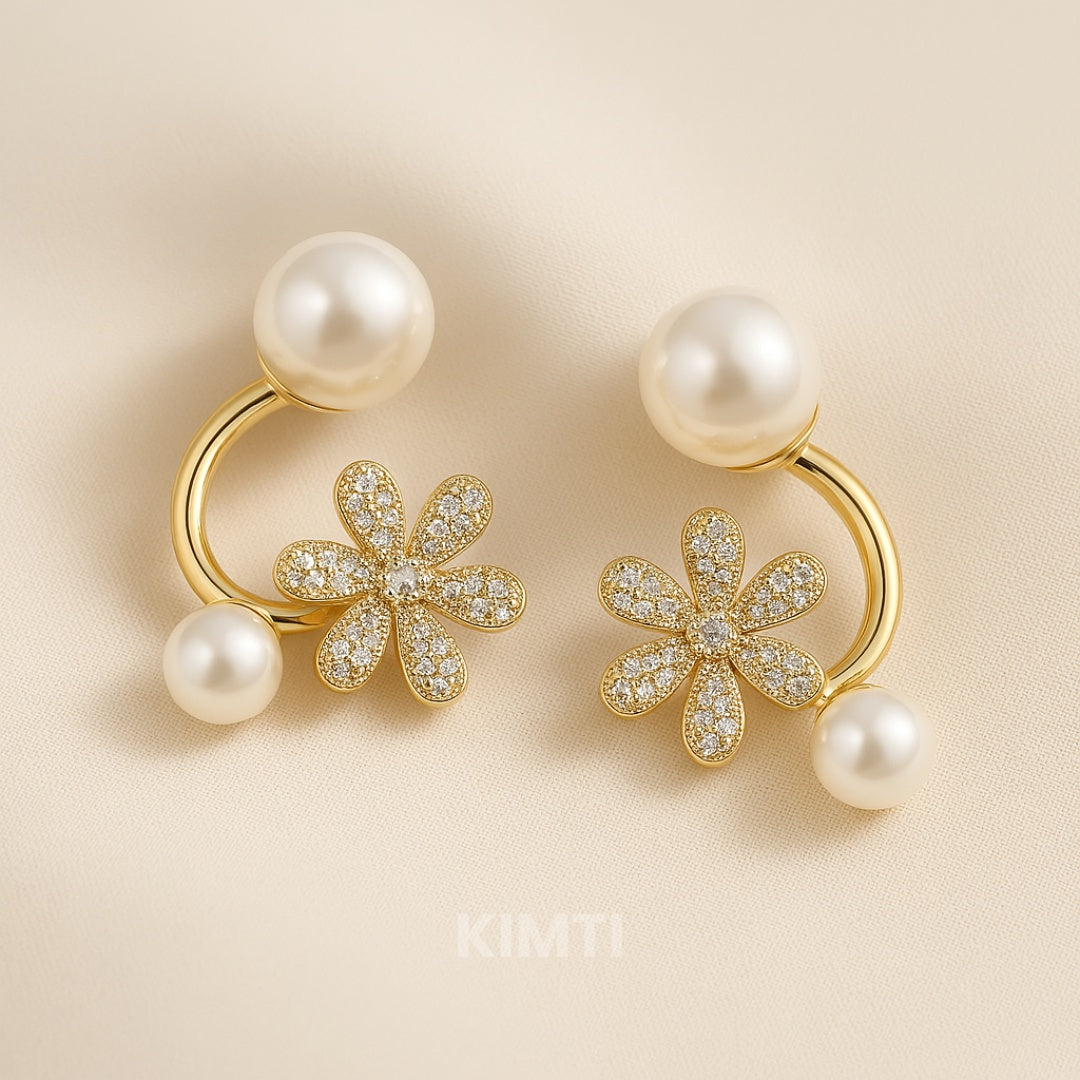 Chic Flower Studs Earring — Buy Any 5 for Rs. 599