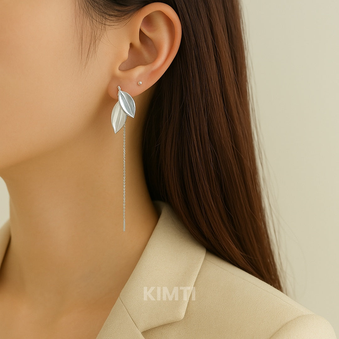 Enchanted Leaf Drops Earring — Buy Any 5 for Rs. 599