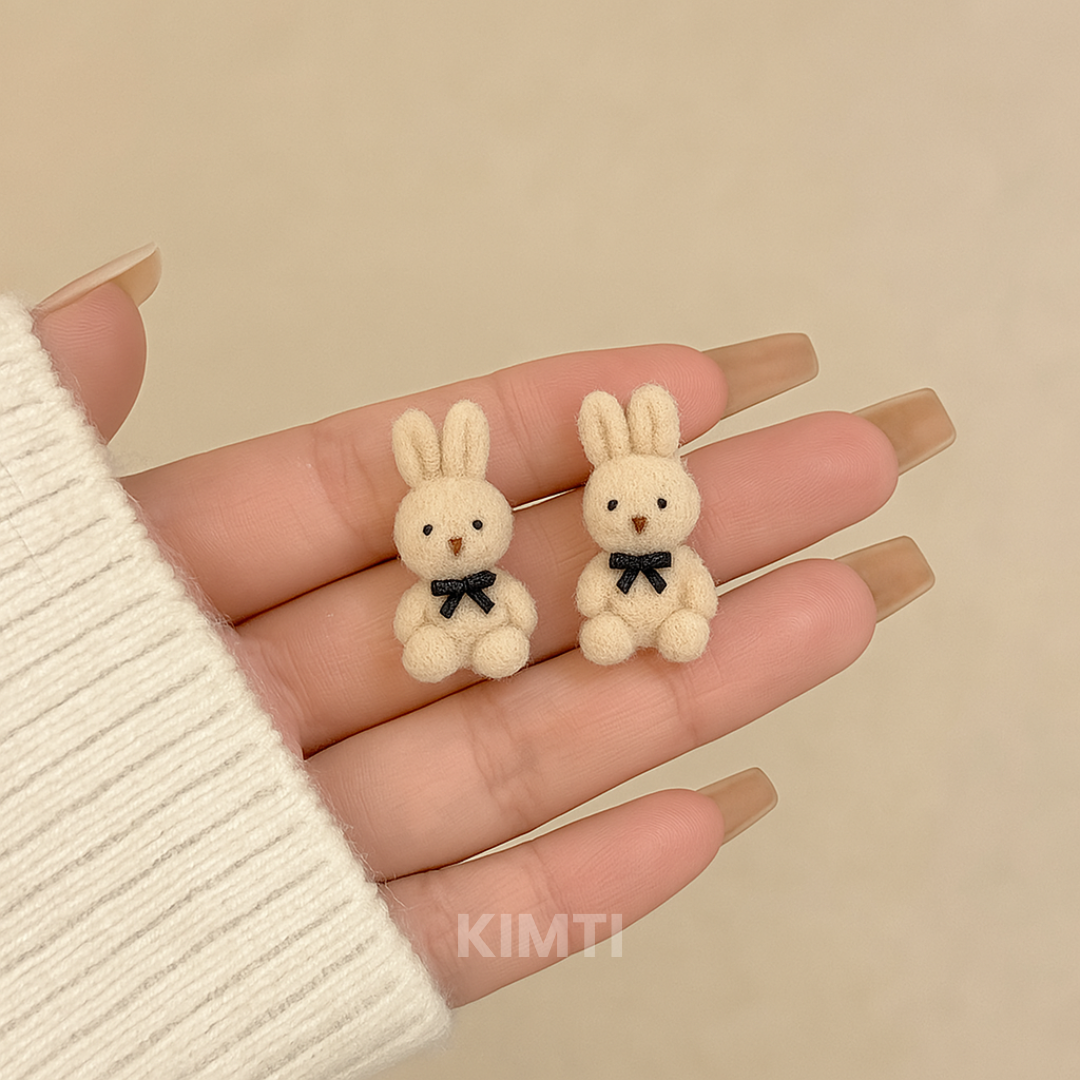 Cute Bunny Stud Earring — Buy Any 5 for Rs. 599