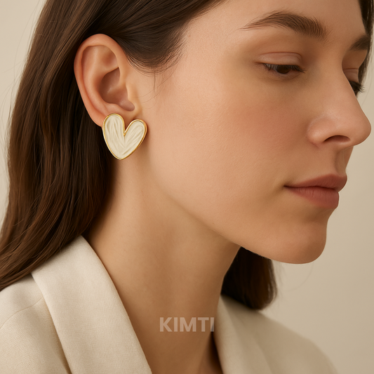 White Koral Dusk Stud Earring — Buy Any 5 for Rs. 599