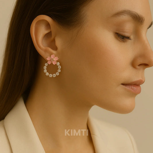 Starry Silhouettes Flower Stud Earring — Buy Any 5 for Rs. 599