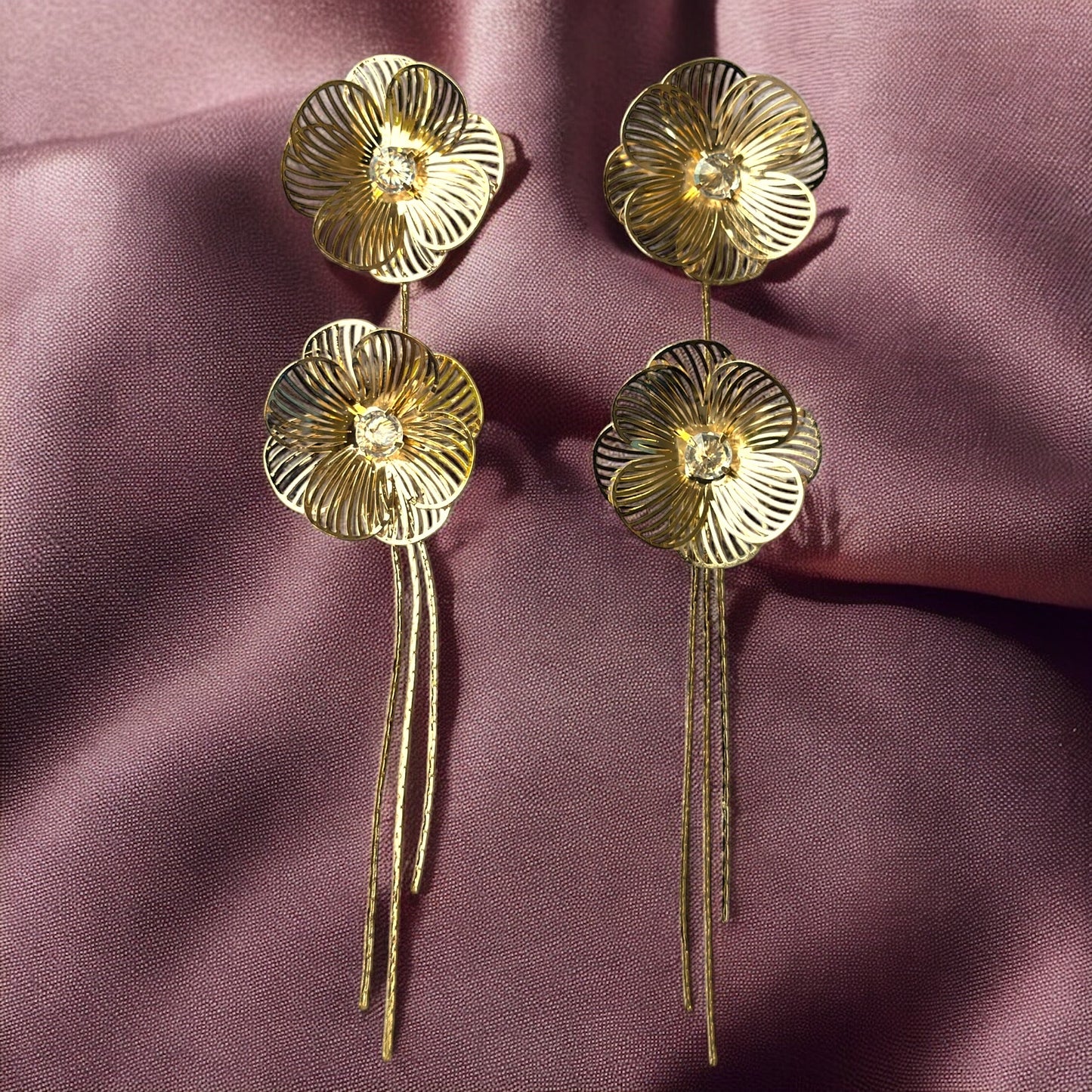 Zara Dupe Golden Drop Earring